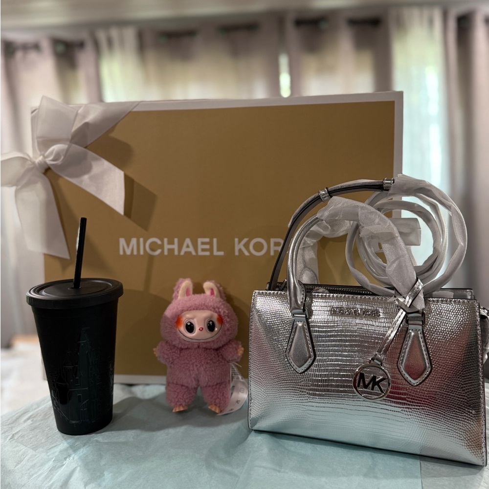 Michael Kors Silver Handbag (No Doll, Just for Pictures)